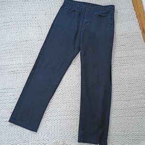 Calvin Klein Men's Dark Blue Straight-Leg Jeans, Size 32 X 32